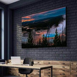 Yellowstone Sunrise Canvas - eBazaart