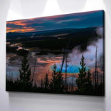 Yellowstone Sunrise Canvas - eBazaart