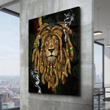 Rasta King Canvas - eBazaart