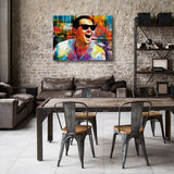 Laughing Leo Canvas - eBazaart