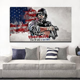 American Soldier Canvas - eBazaart