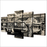 1965 Ford Mustang Canvas - eBazaart