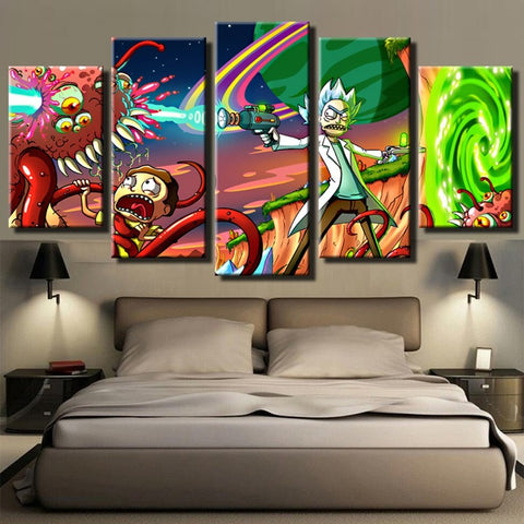 Comic Rick & Morty Canvas - eBazaart