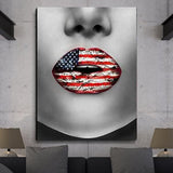 American kiss Canvas - eBazaart