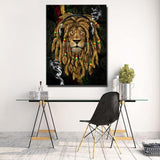 Rasta King Canvas - eBazaart