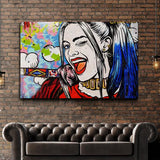 Daddy Little Monster Canvas - eBazaart