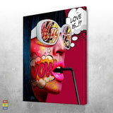 Pop Art Makeup Canvas - eBazaart