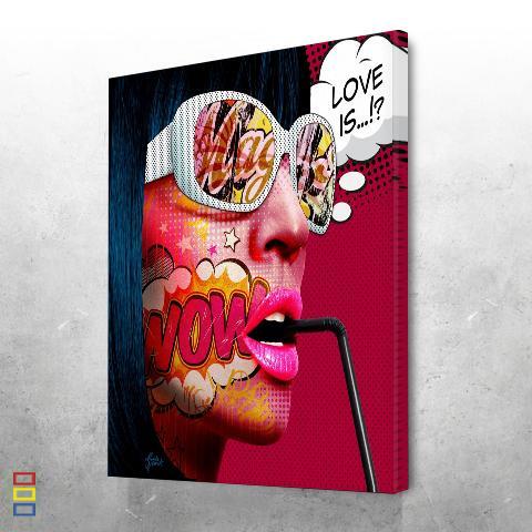 Pop Art Makeup Canvas - eBazaart