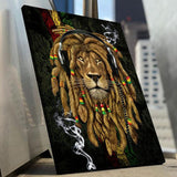 Rasta King Canvas - eBazaart